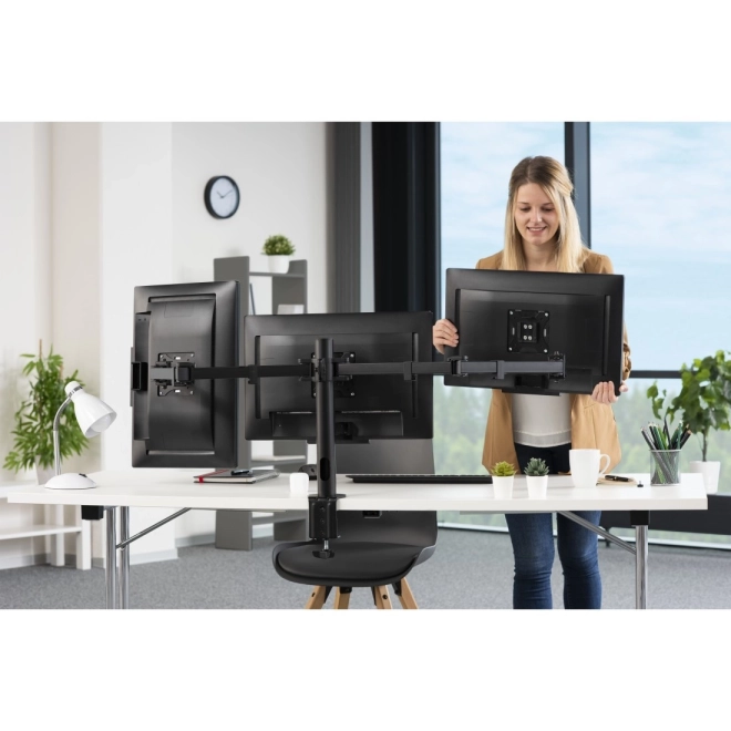 Držiak na monitor s 3 ramenami pre 13-27 palcov