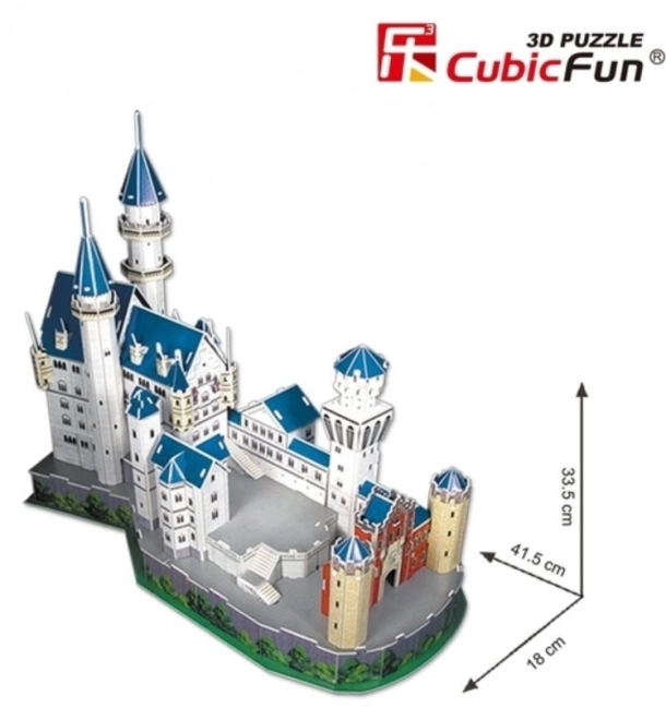 Puzzle 3D Zámok Neuschwanstein - National Geographic