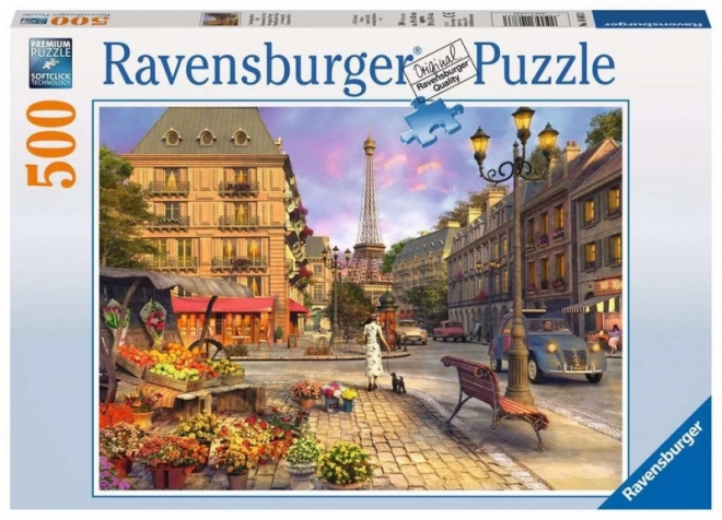 Ravensburger Večerná prechádzka po Paríži Puzzle 500 ks