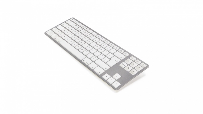 Bezdrôtová hliníková klávesnica Mac Tenkeyless Bluetooth strieborná