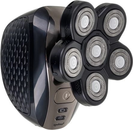 Hladké a rýchle holenie so 6 rotačnými hlavami