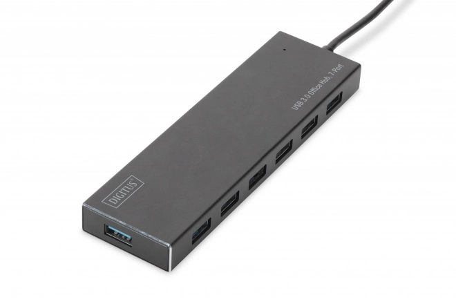 Aktívny USB 3.0 hub s 7 portami v hliníkovej konštrukcii