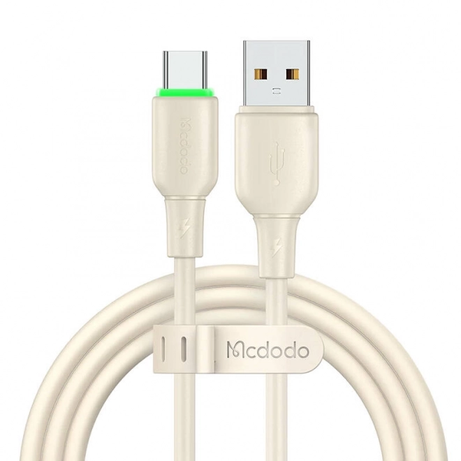 Kábel USB na USB-C s LED svetlom 1.2m