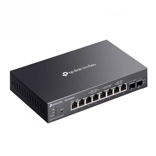 Sieťový prepínač Omada s 8-poľovými portami a 2 SFP+ slotmi