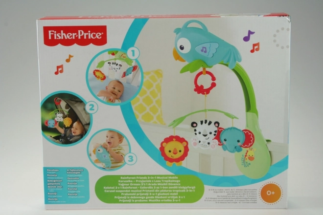 Fisher Price Kolotoč 3 v 1 Rainforest