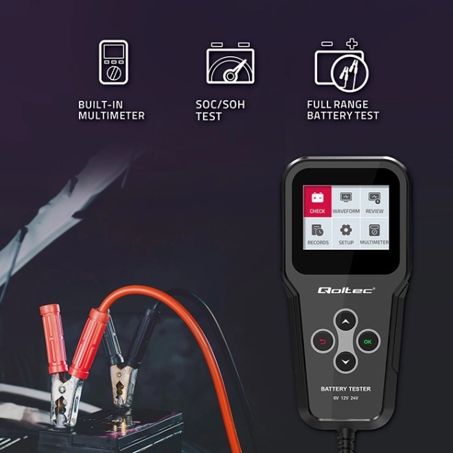 Digitálny tester batérií 3v1 s LCD