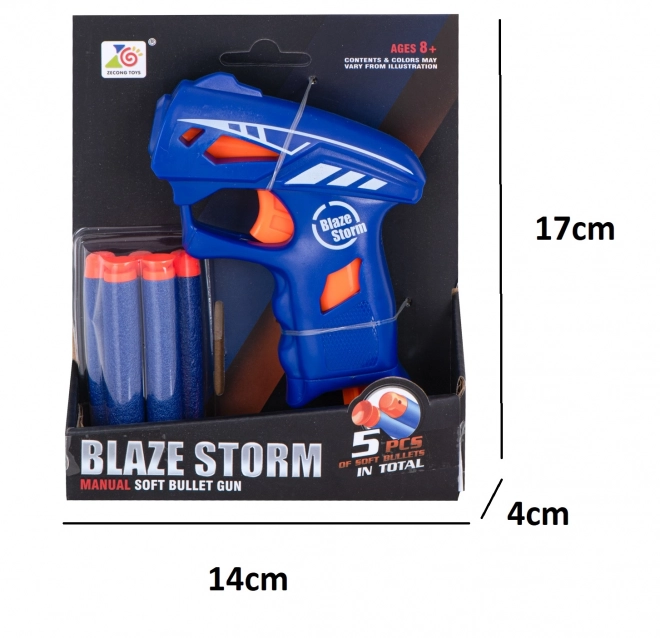 Pištoľ Nerf Blaze Storm + 5 nábojov