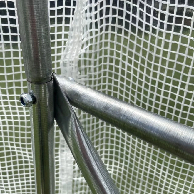Záhradný skleník tunel 3x2x2 m, celoročné použitie, kovová konštrukcia, biela fólia
