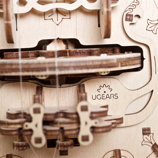 Ugears 3D drevené mechanické puzzle Hurdy-Gurdy