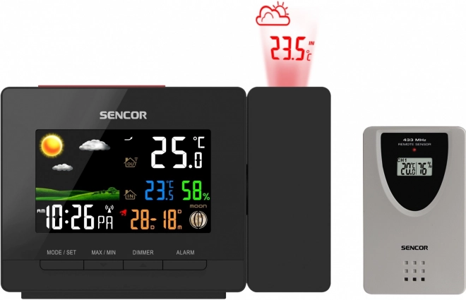 Projektorová meteostanica SENCOR SWS 5400