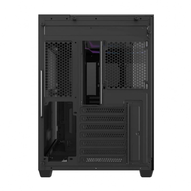 Počítačová skriňa Darkflash s 4 ventilátormi (čierna)