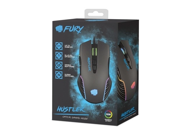 Herná Myš Hustler s RGB Podsvietením