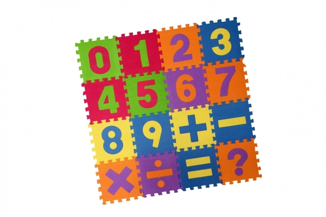 Penové puzzle 16 ks počítanie