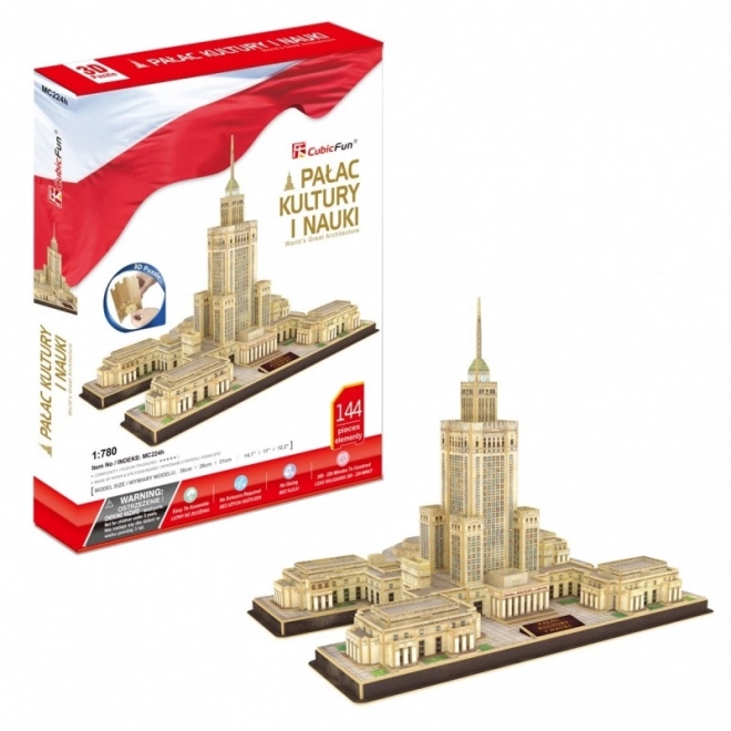 CubicFun 3D puzzle Palác kultúry a vedy 144 dielikov