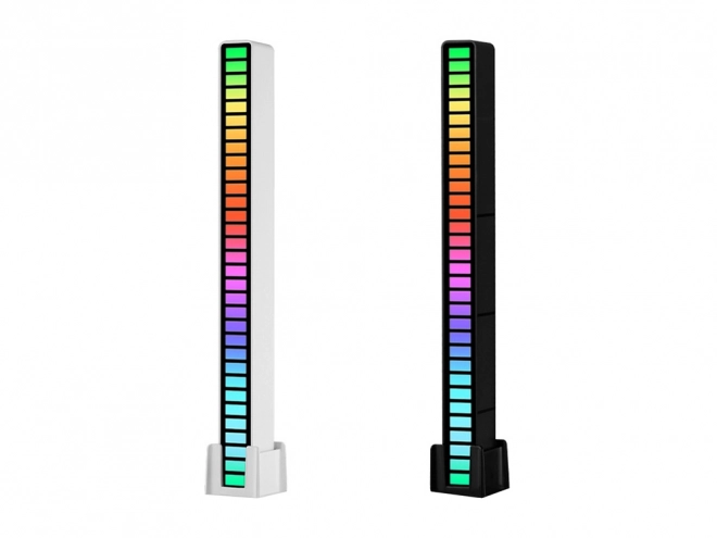 Ledy usb audio odozva viacfarebný neón rgb led