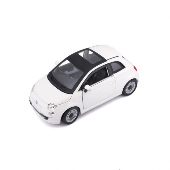 Bburago 1:24 Fiat 500 (2007) biely