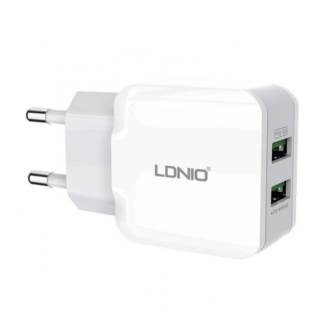 Nástenná nabíjačka LDNIO s dvomi USB portami