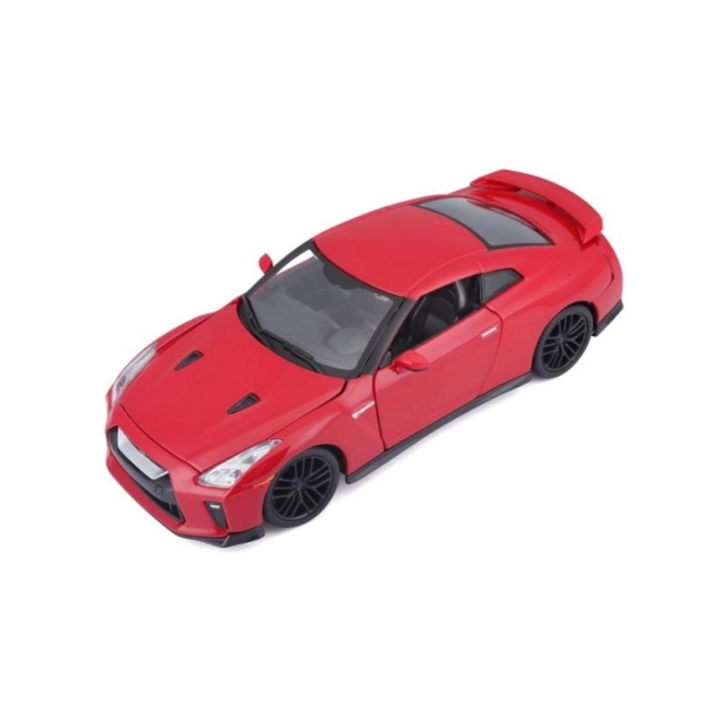 Bburago 1:24 Nissan GT-R Metallic 18-21082 – Červená