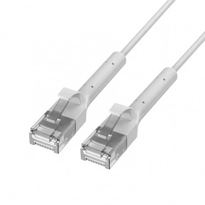Sieťový kábel Cat.6A U/FTP meď ohybný 10m biely