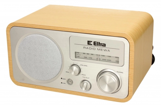 Rádio MEWA svetlé drevo