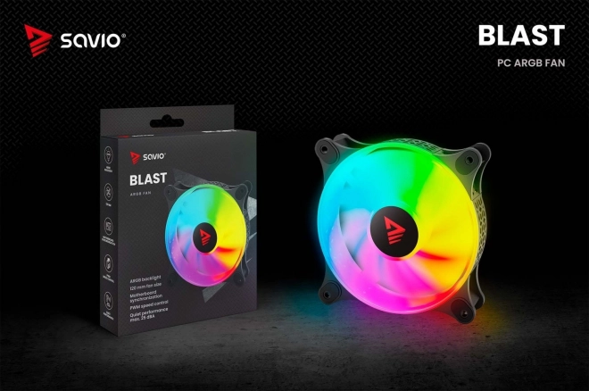 Súprava ventilátorov blast s ARGB ilumináciou 3 x 120mm