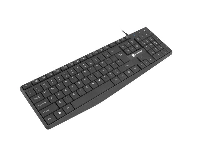 Klávesnica NAUTEC Slim 1.8m čierna