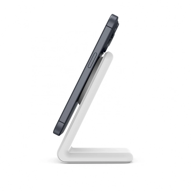 Bezdrôtová nabíjačka 2 v 1 s MagSafe pre iPhone a AirPods – Biela
