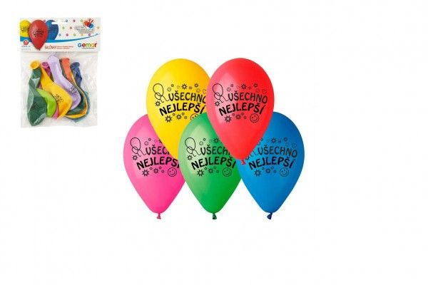Nafukovacie balóny Všetko najlepšie 10 ks