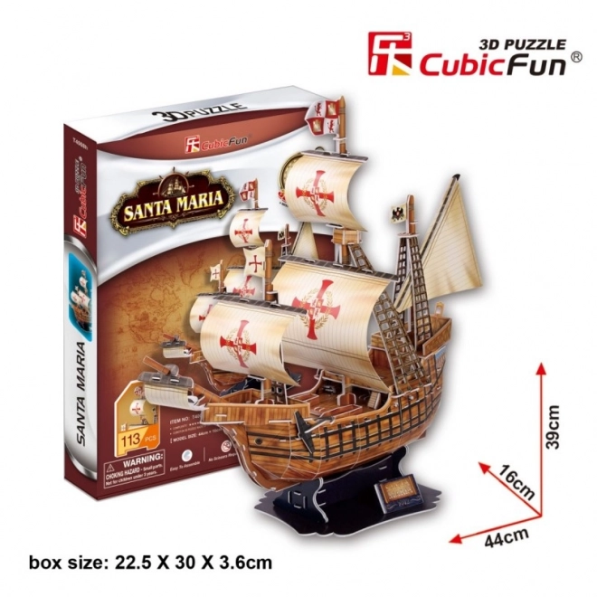 Puzzle 3D Santa Maria