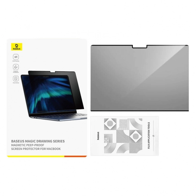 Ochranné sklo Baseus Magic Drawing pre MacBook Pro 16" (2021/2023) + čistiaca sada