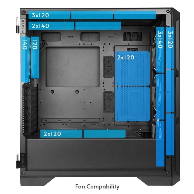 Chieftec Apex herný case s RGB osvetlením