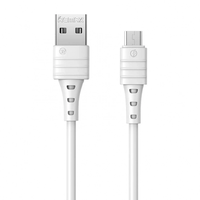 USB kábel Micro Remax Zeron biely