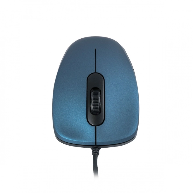 Tichá optická myš MODECOM M10S modrá