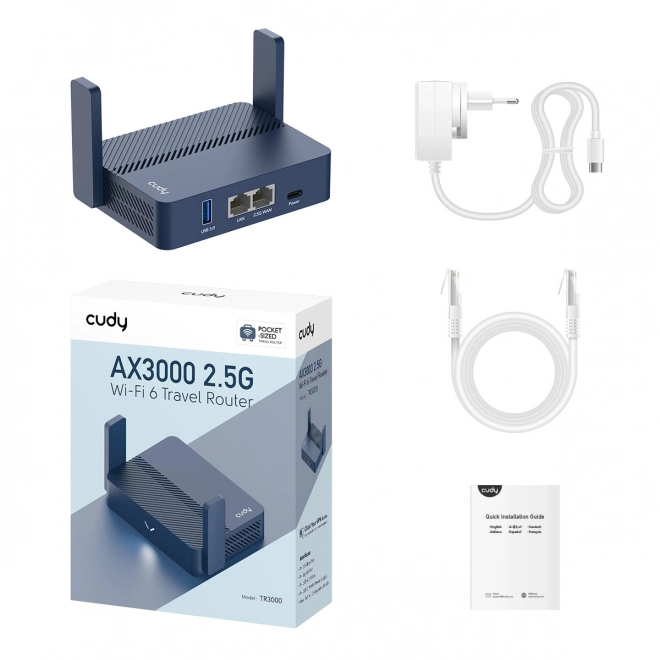 Router VPN pre cestovanie AX3000