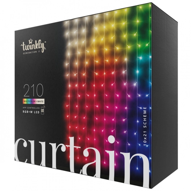 Inteligentný záves LED Twinkly 210 RGBW