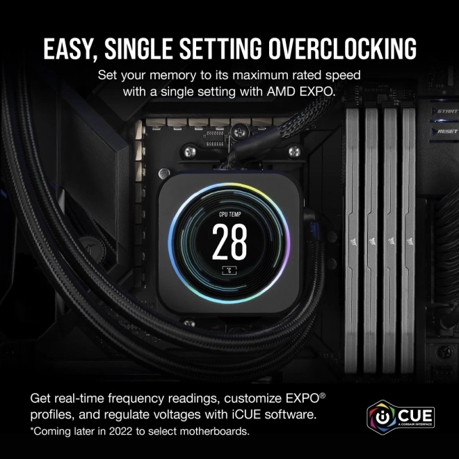 Pamäť CORSAIR Vengeance DDR5 32 GB 6400 MHz CL32 (2×16 GB), AMD EXPO a INTEL XMP