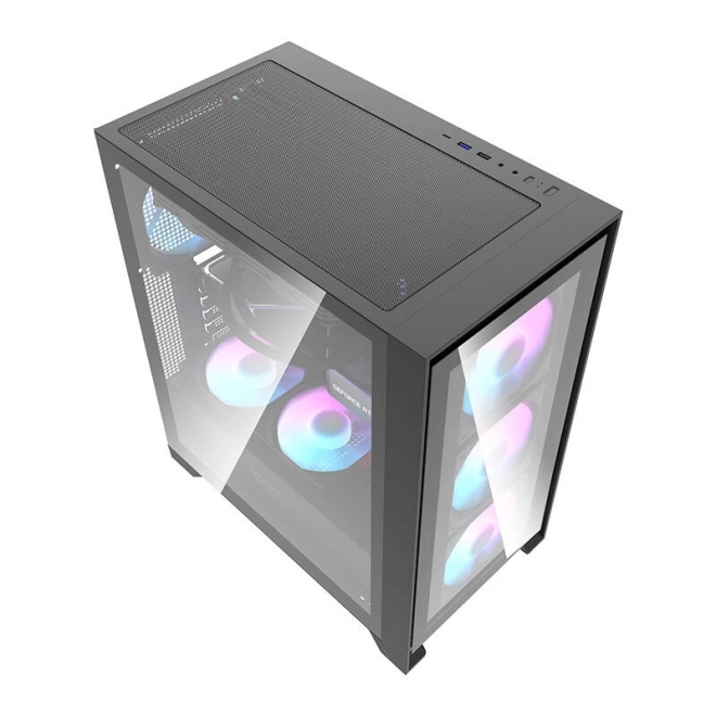 Počítačová skriňa s RGB ventilátormi