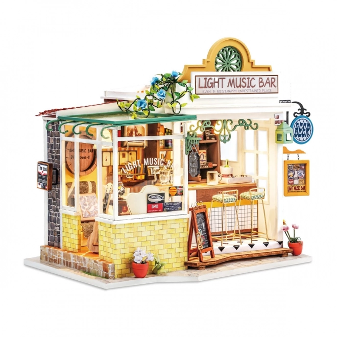 Hudobný bar - miniatúrny domček pre bábiky