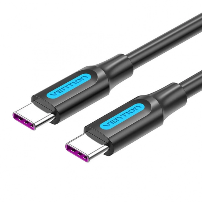 USB-C kábel Vention čierny 1.5m