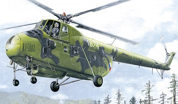 Model vrtuľníka Mil Mi-4