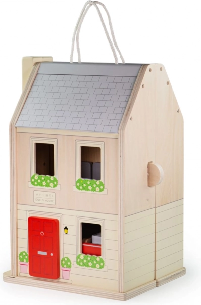 Rozkladací drevený domček s príslušenstvom BIGJIGS TOYS