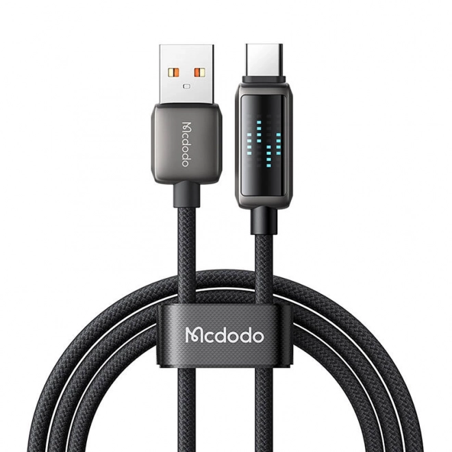 Kábel USB-A na USB-C s LED displejom Mcdodo