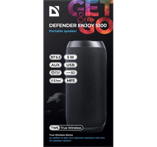 Bluetooth reproduktor Enjoy S100 čierny