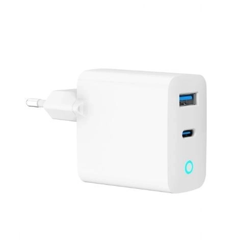 Rýchla USB-A/C nabíjačka 30W s LED svetlom