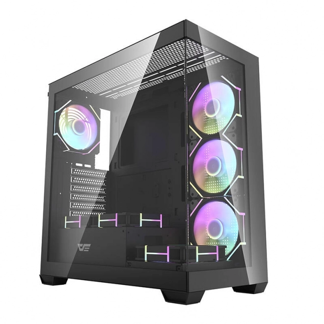 Počítačová skriňa Darkflash DS900 s ARGB ventilátormi