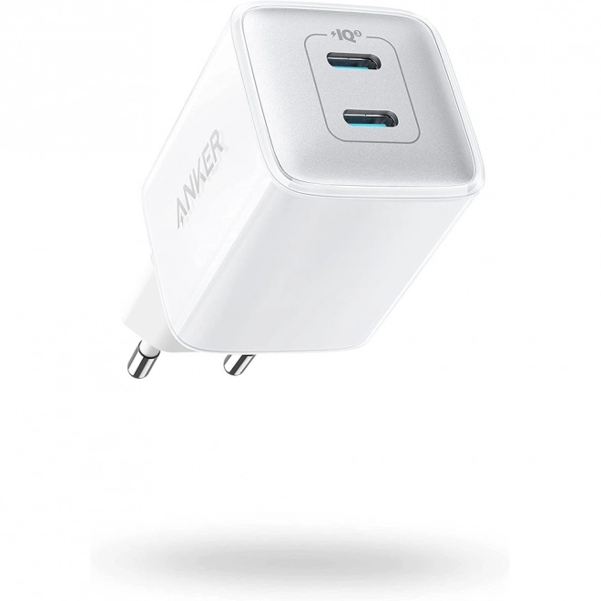 Biela nabíjačka PowerPort III s 40W, 2xUSB-C