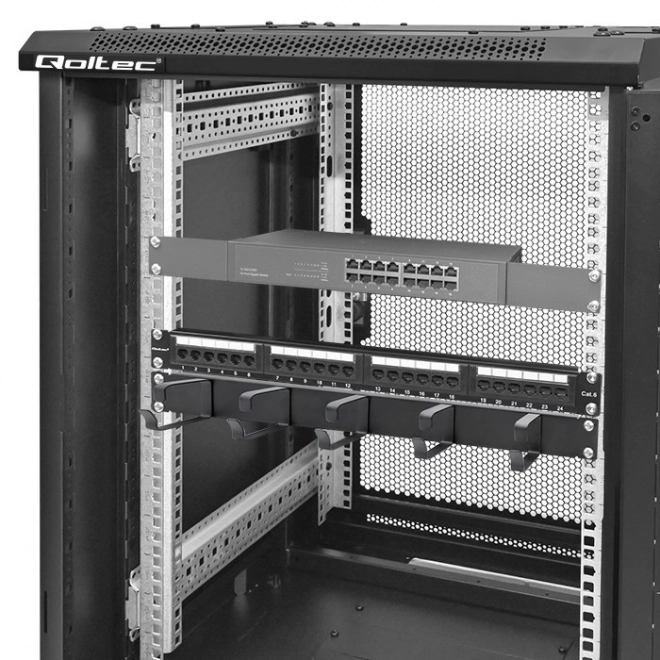 Organizér káblov pre rack skrine 19" | 1U