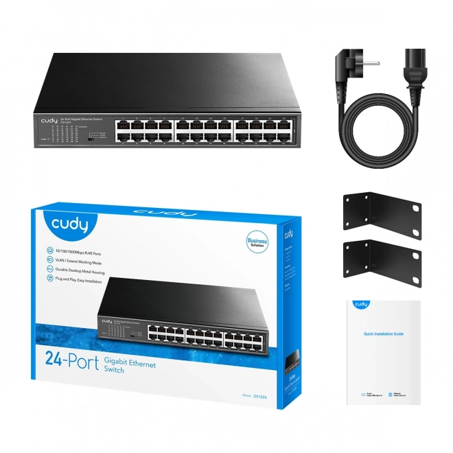 Prepínač Cudy 24-Port Gigabit Ethernet