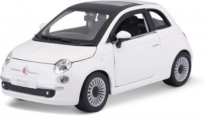 Bburago 1:24 Fiat 500 (2007) biely