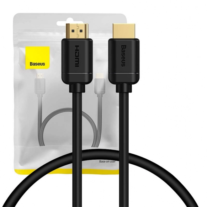 Kabel HDMI na HDMI Baseus vysoké rozlíšenie 0,5 m (čierny)